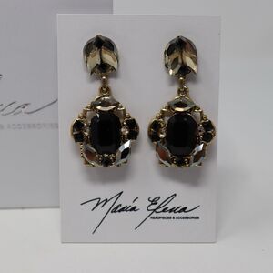 MARIA ELENA  E 22-56-G Crystal Drop Formal Bridal Earrings Formal Jewelry NEW